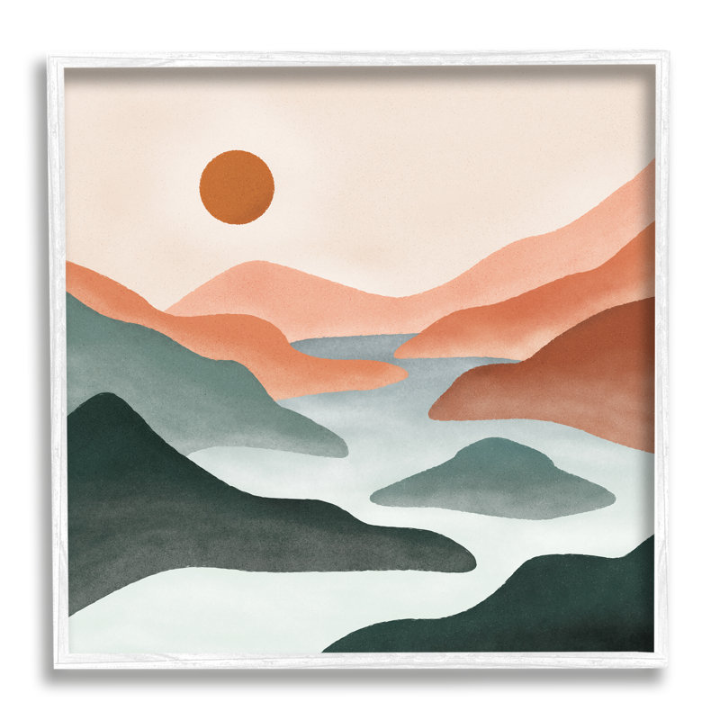 «Floater Frame», reproduction d'impression sur toile, H 24 po x l 24 po x P 1,5 po, Giclée encadrée blanc bord de mer