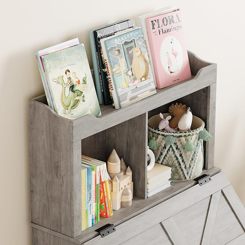 122cm H x 79cm W Bookcase, Grey