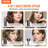 Hair Air Styler And Dryer Brush, 4-In-1 Multi Hair Styler, 110,000 RPM High-Speed Ionic Hot Air Styler With Brushless Motor, 3 Brushes And 1 Nozzle, Blow Dryer Brush For Curling Styling Volumizing