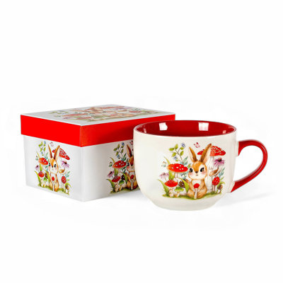 Grande tasse en porcelaine Bunny dans un emballage cadeau