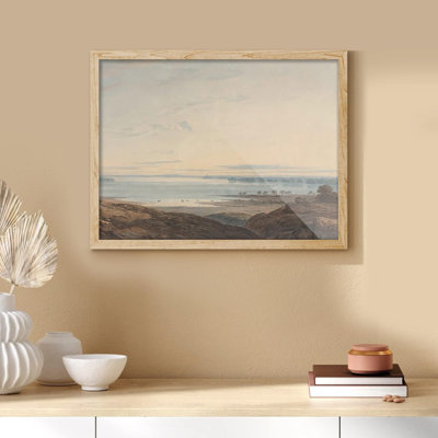 " Vintage Beach Shore View Wall Art Prints Natural Landscape Wall Decorr For Living Room Bedroom "