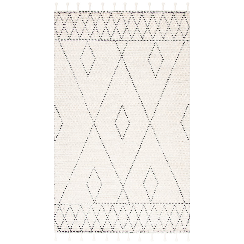 Seibert Hand Woven Wool Southwestern Rug, Rectangle 8' x 10'