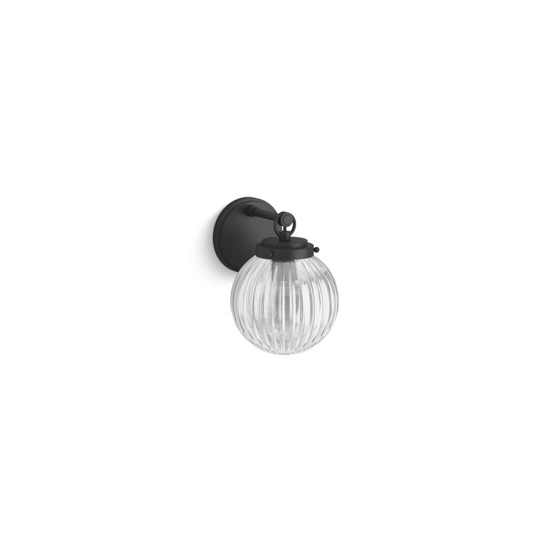 Embra By Studio McGee One-Light Sconce, Matte Black