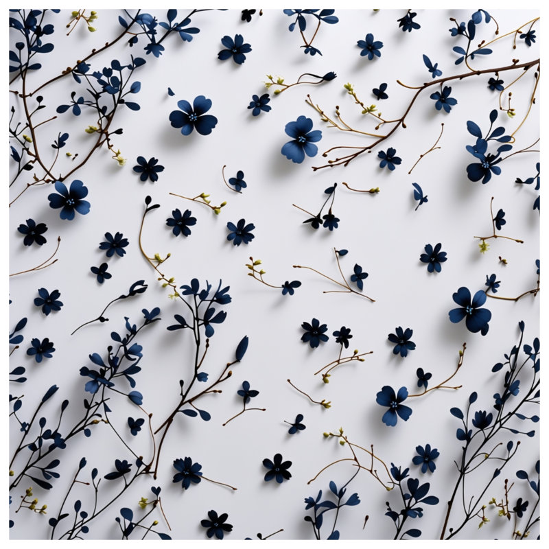 Coussin Floral, 20 po x 20 po