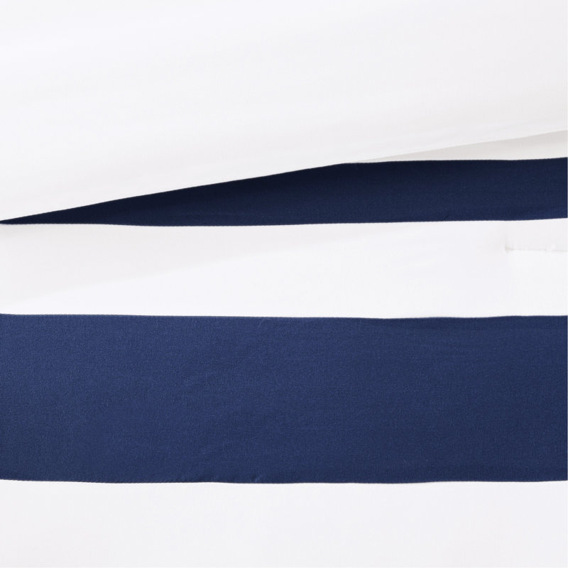 Ensemble de literie 8 pièces très grand / très grand bleu marine - édredon et courtepointe de luxe avec coussins assortis et matériaux doux