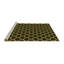 Tapis jaune tissé à la machine-68661921