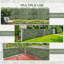 100cm Faux Evergreen Hedge
