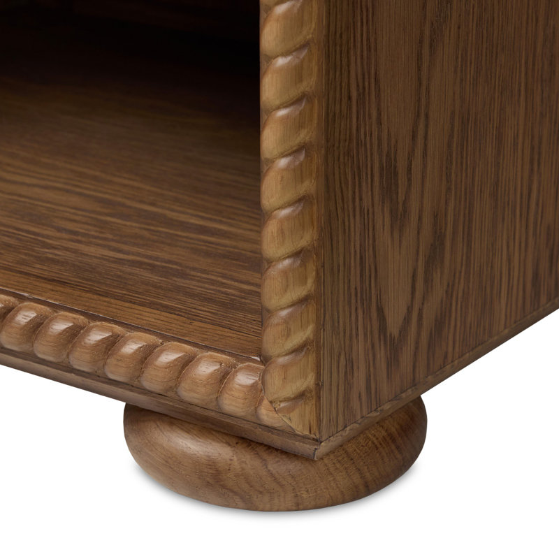 Cormack Nightstand-Warm Natural Oak