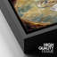 «Cocktail Still Life With Decanter Card And Dice», reproduction d'art sur toile encadrée, impression sur toile-131636310-131636315