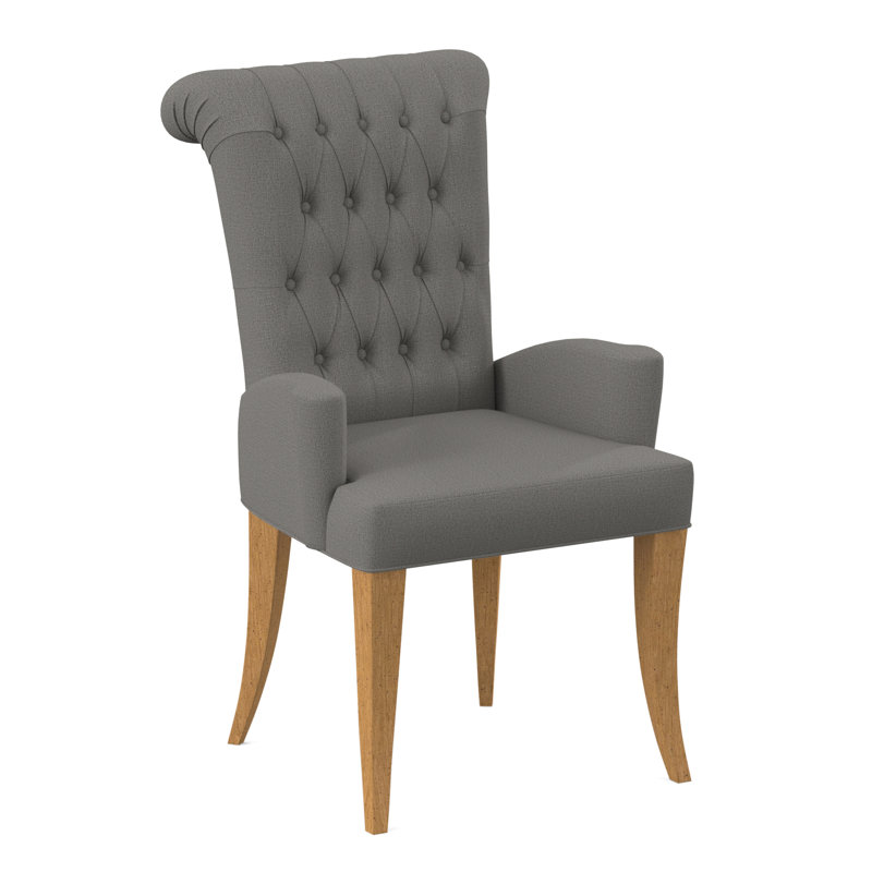 Petit fauteuil de salle à manger Gossamer, Ambre, Neige Polly