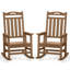 Chaises berçantes d'extérieur en PEHD résistantes aux intempéries Adirondack-318636012