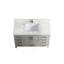 Meuble-lavabo de 47 po avec lavabo et robinet, meuble-lavabo avec 2 portes et 9 tiroirs