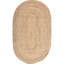 Tapis brun clair en jute tressé Charbonneau-1369427945