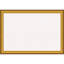 White Cork Board, Colonial Embossed Gold Wood Frame - Bulletin Board, Organization Board, Pin Board-94411337