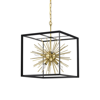 6 - Light Dimmable Sputnik Chandelier