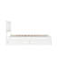 Lit plateforme en bois massif Anakin avec lit gigogne assorti-63783809-63783808