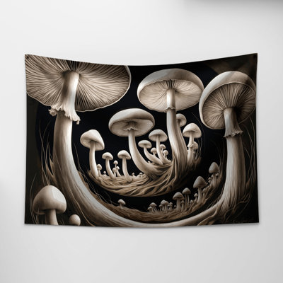 Tapisserie murale légumes et huître