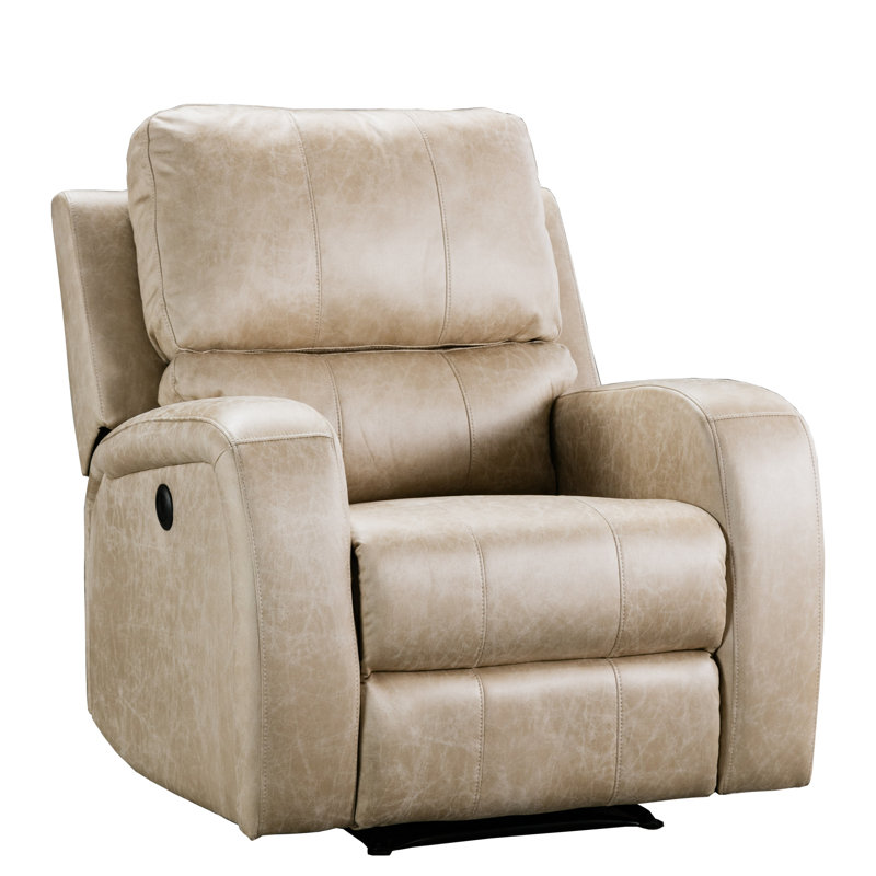 Fauteuil inclinable électrique en similicuir Dorae
