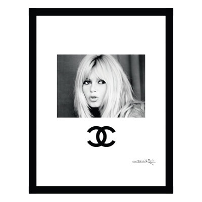 Brigitte Bardot, reproduction d'art encadrée