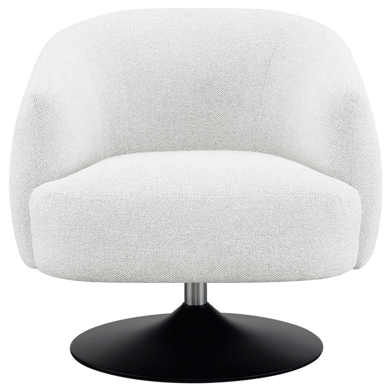 Fauteuil d'appoint pivotant rembourré