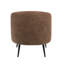 Chaise de luxe Hildegarde, revêtement brun Boucle, mousse haute, boucle décorative moderne en mousse, design-121264584