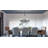 8 - Light Steel Dimmable Classic / Traditional Chandelier