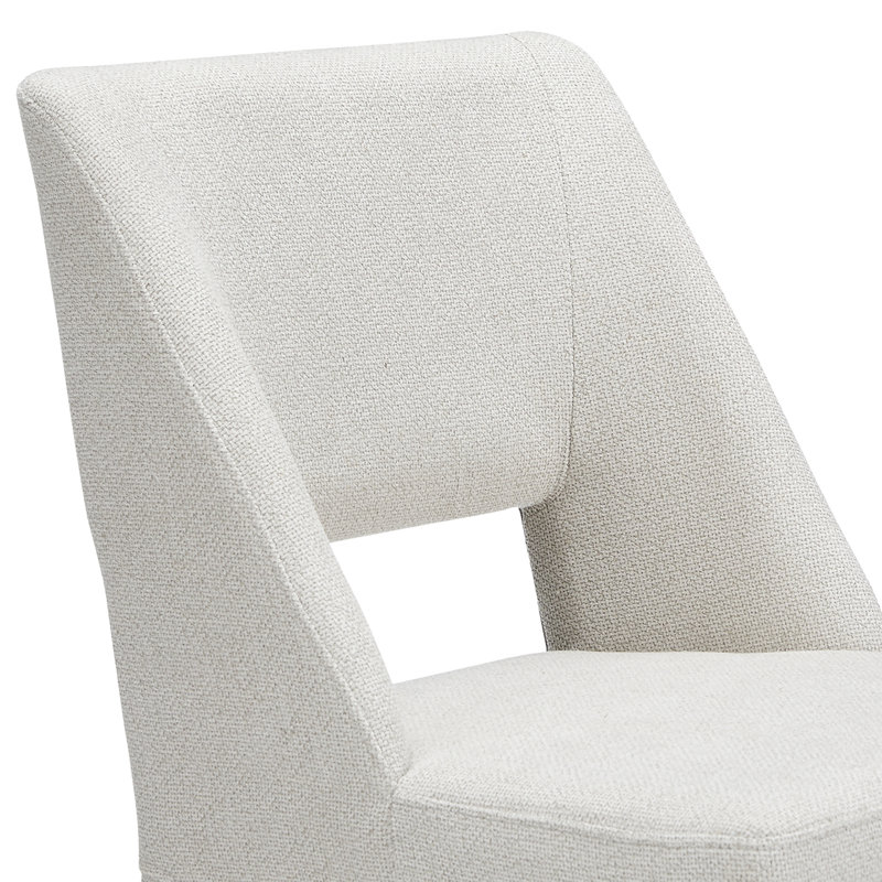 Joyce Dining Chair Light Brown-Set of Two, Beige