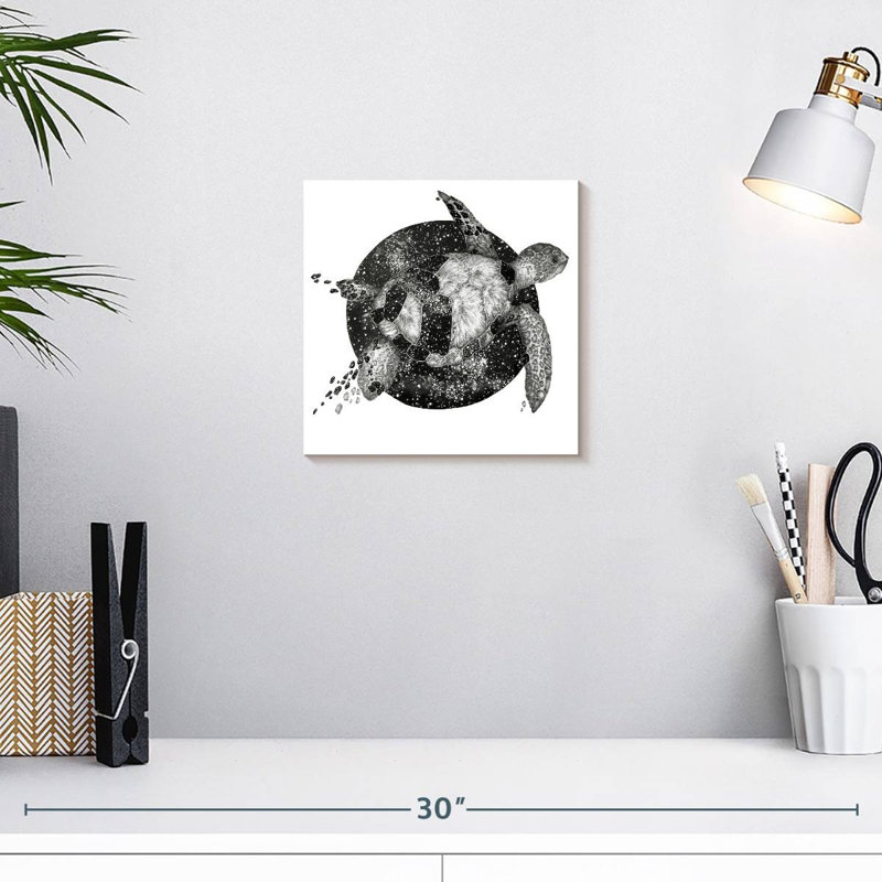 Brampt Cosmic Sea Turtle, 10" H x 10" W
