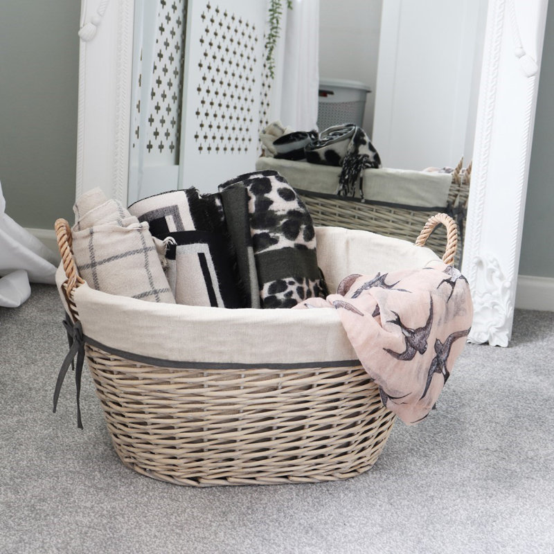 JVL Wicker Decorative Basket