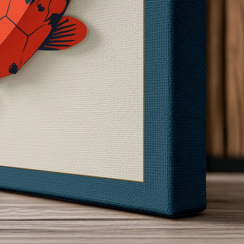 Print, 30x20 - 76.2 x 50.8 cm, Teal Border