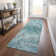 Premium Machine Washable Prisco Teal Rug