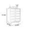 Armoire de rangement de salon rétro-129456404