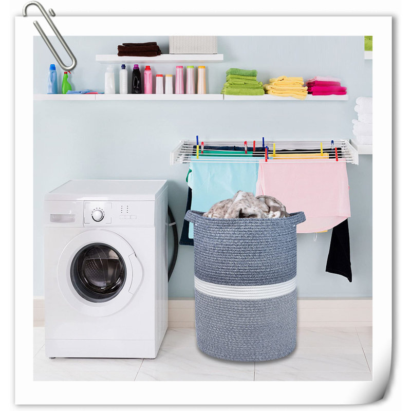 Beachcrest Home™ Fabric Decorative Basket
