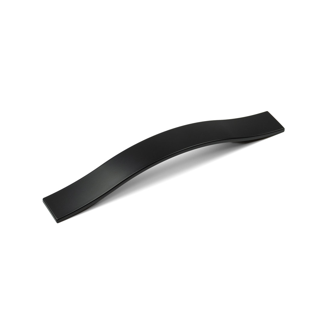 160mm Matt Black Strap Handle