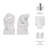 Resin Bookends Modern Sculptural Polyresin Decorative Figurines Artful Humanoid Design Accent Home Decor Stylish Contemporary Shelf Display Set of 2-1317918194-1317918195