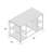 Rhem Industrial Solid Wood Desk With Shelves