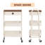 Adelhard 76cm H x 93.98cm W Cart with Wheels