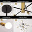 Lustre linéaire spoutnik moderne à 8 lumières Cobina-1670997976