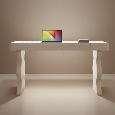 French Cream Style Solid Wood Desk
