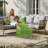 Outdoor Round Metal Stackable Side Table(Set Of 3)-107121064