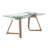 Breck Extendable Glass Top Dining Table