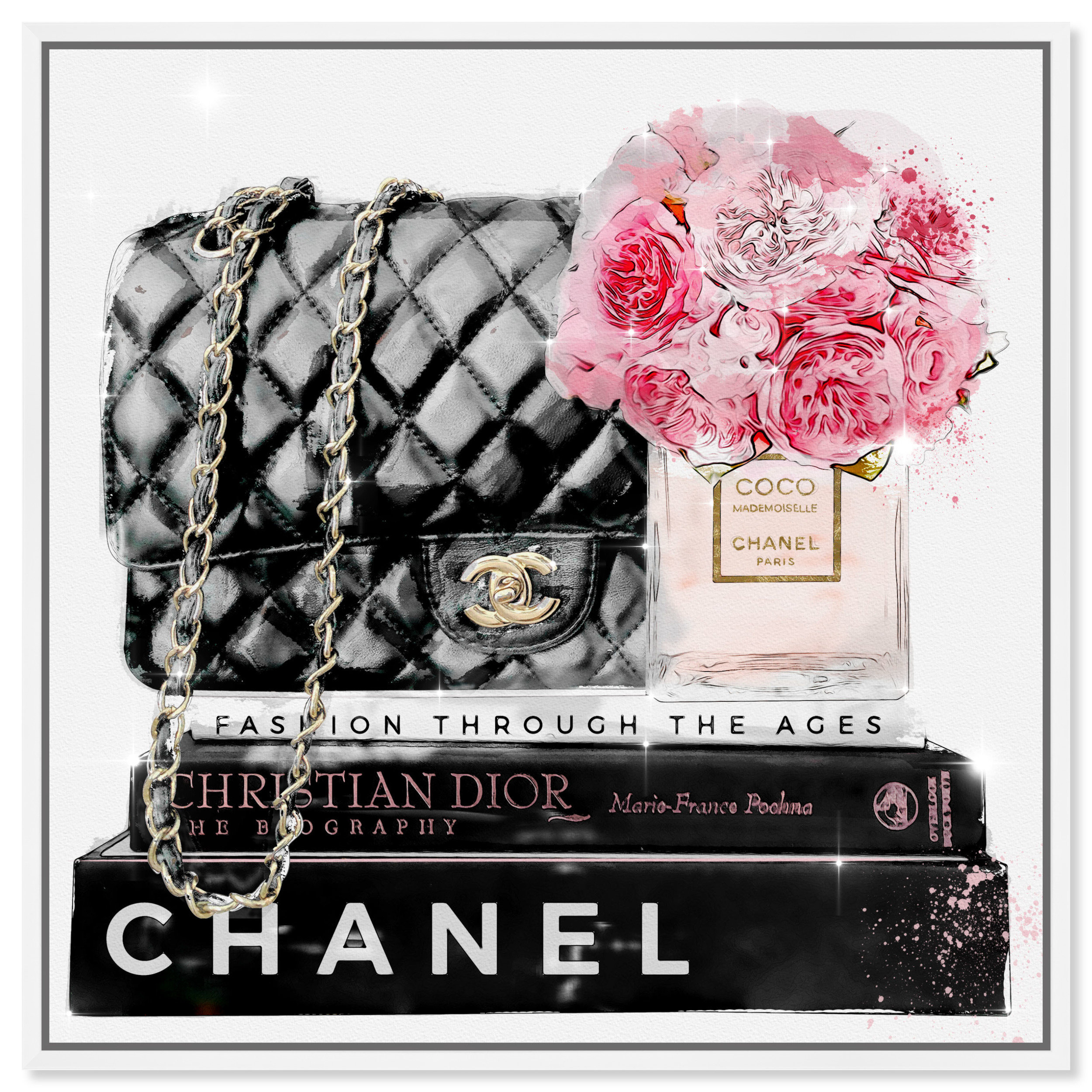 " Fashion And Glam Elegant Essentials Paris, Glam Black "