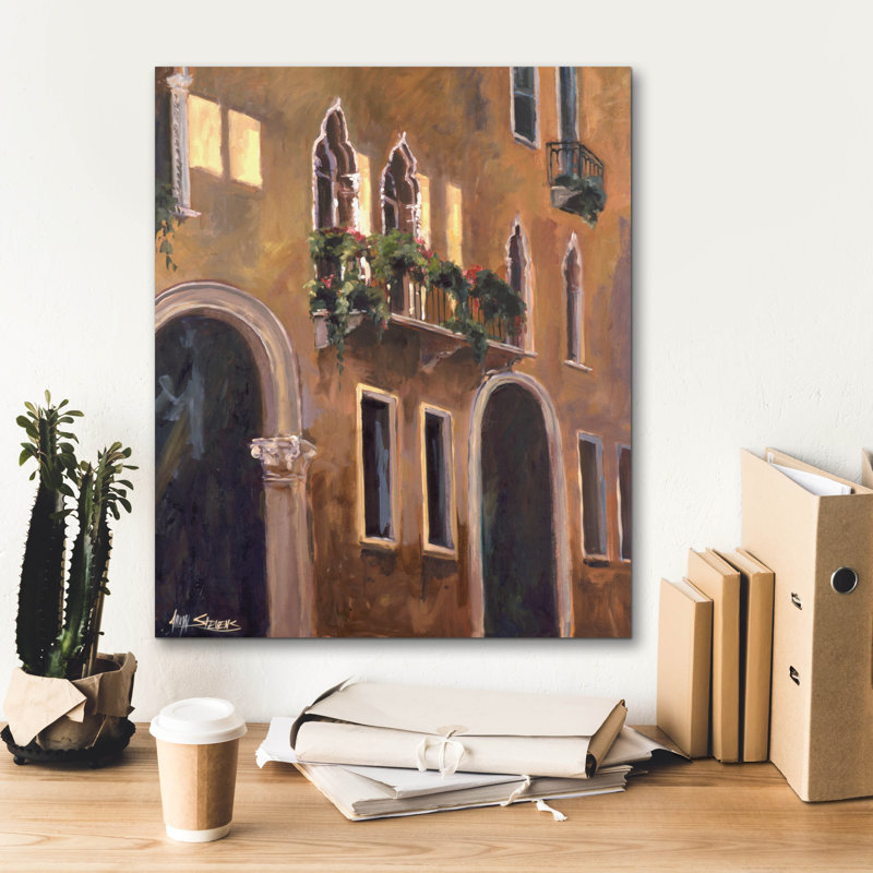  «Scenic Italy 6» par Allayn Stevens, art mural sur toile, H 24 po x l 20 po