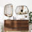 Irregular Wall Mirror - Decorative Tempered Glass Mirror With Aviation Aluminum Alloy Frame For Bathroom, Bedroom, Living Room, Entryway, Cloakroom-304668402-304668396