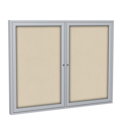 Panneau de bulletin fermé 2 portes