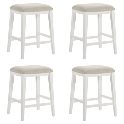 Ensemble de 4 tabourets de bar à hauteur de comptoir Jane