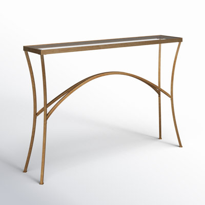 Avanicole 48'' Glass Top Console Table