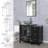 3 combo 36" Single Bathroom Vanity Set with Vessel Sink, Faucet, Drain-64791097