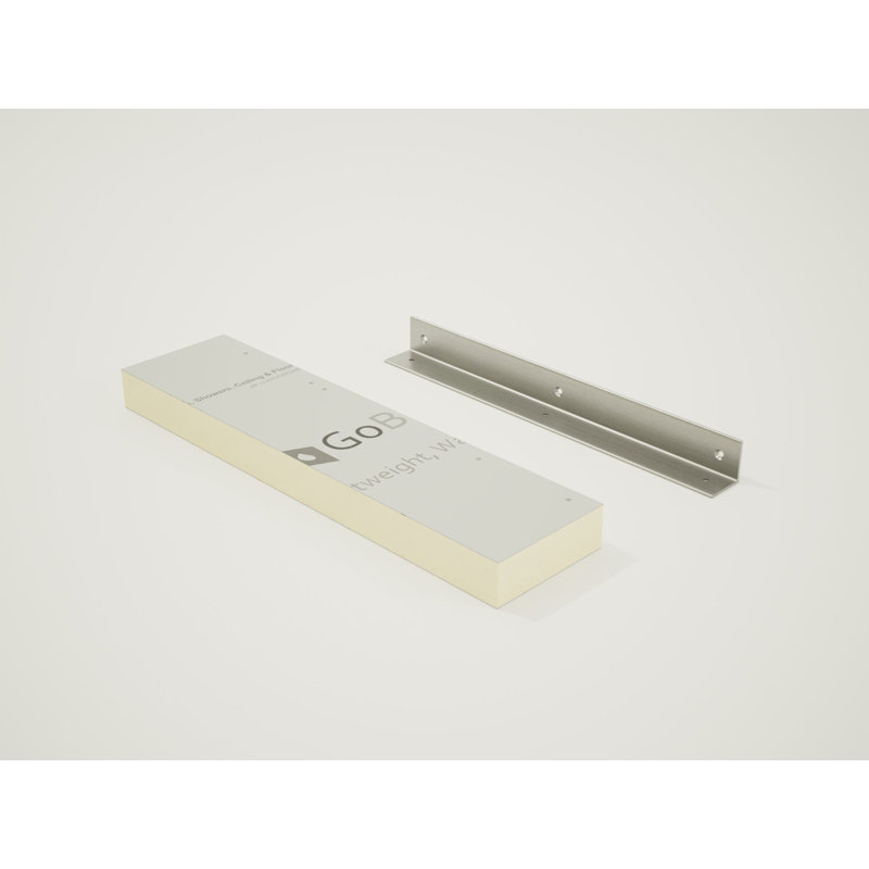 The Original™ Shower Shelf with GoBoard, 2" H x 18" W x 6' D