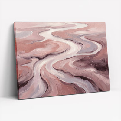 «Abstract Waves», reproduction d'art sur toile, ensemble de 1